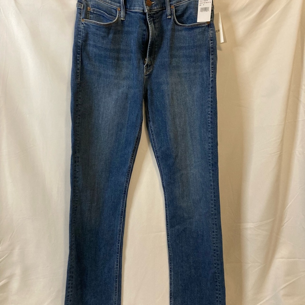 MOTHER Mid Rise Dazzler Ankle Fray ‘This Time Next Year’ Size 30